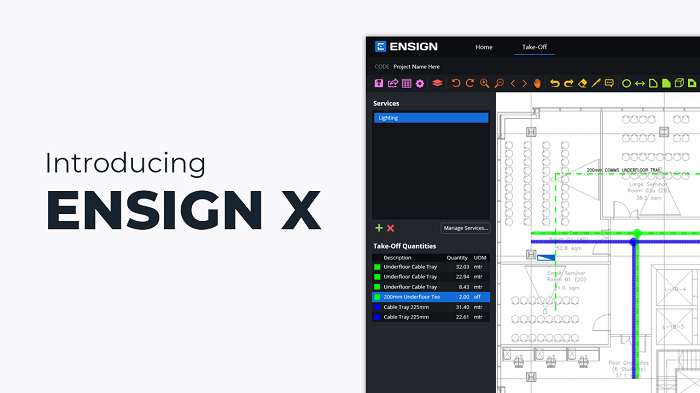 Ensign X: Easy-to-use Electrical Take-Off and Estimating Software