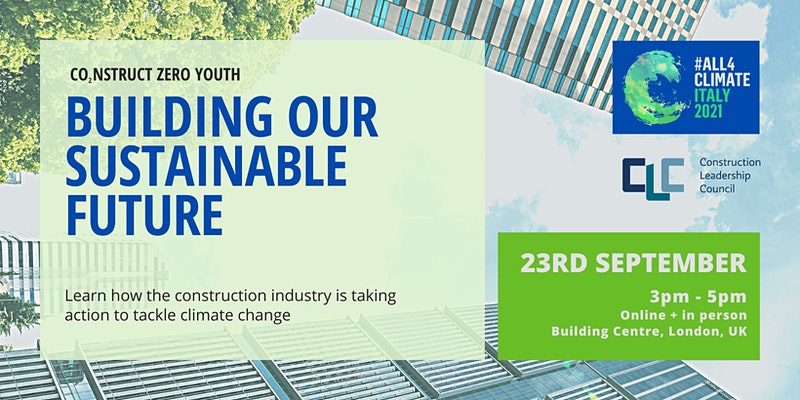 23 September: Join the CO2nstruct Zero Youth Event!