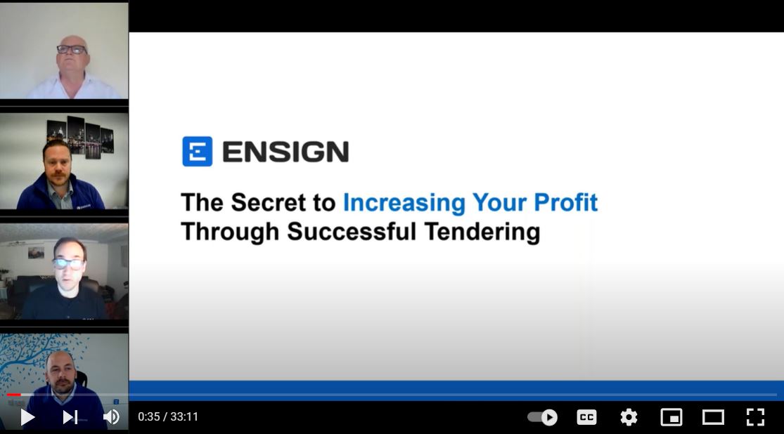 ECA Learning Zone | The Secret to Increasing Profit Through Tendering, with Ensign